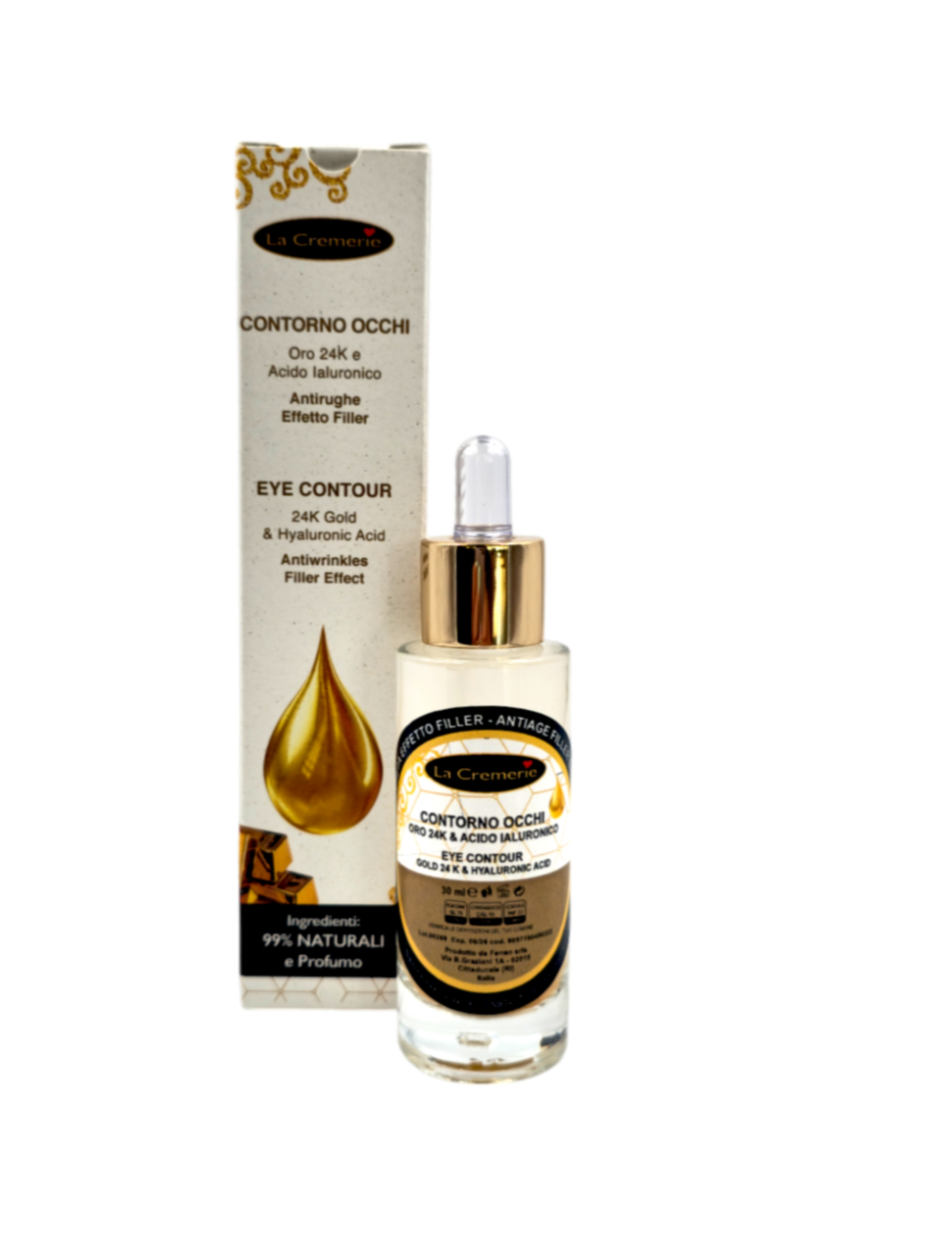 Contorno occhi Oro 24k & Acido Ialuronico 30ml