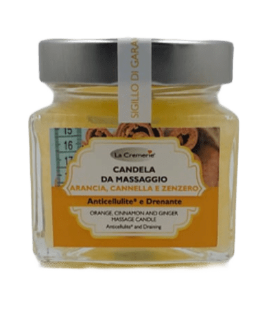 Candela da massaggio arancia cannella & zenzero 200ml