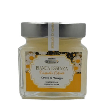 Candela da massaggio Bianca essenza 200ml