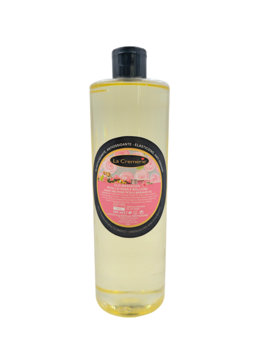 Olio massaggio bollicine & Petali di rosa 500 ml