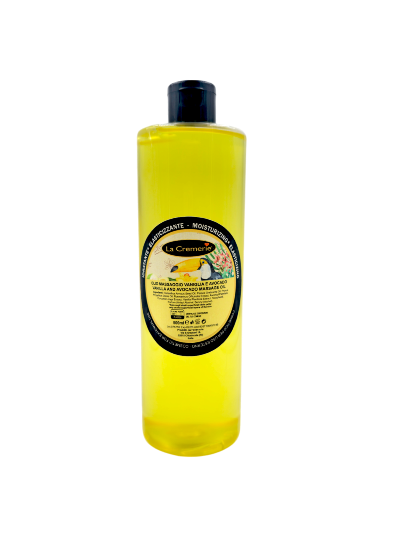 Olio da massaggio vaniglia & avocado 500 ml