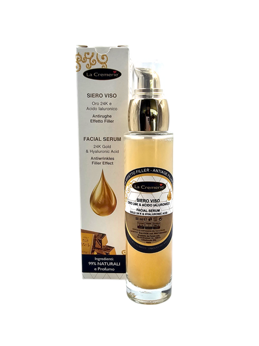 Siero viso Oro 24k & Acido Ialuronico 50ml