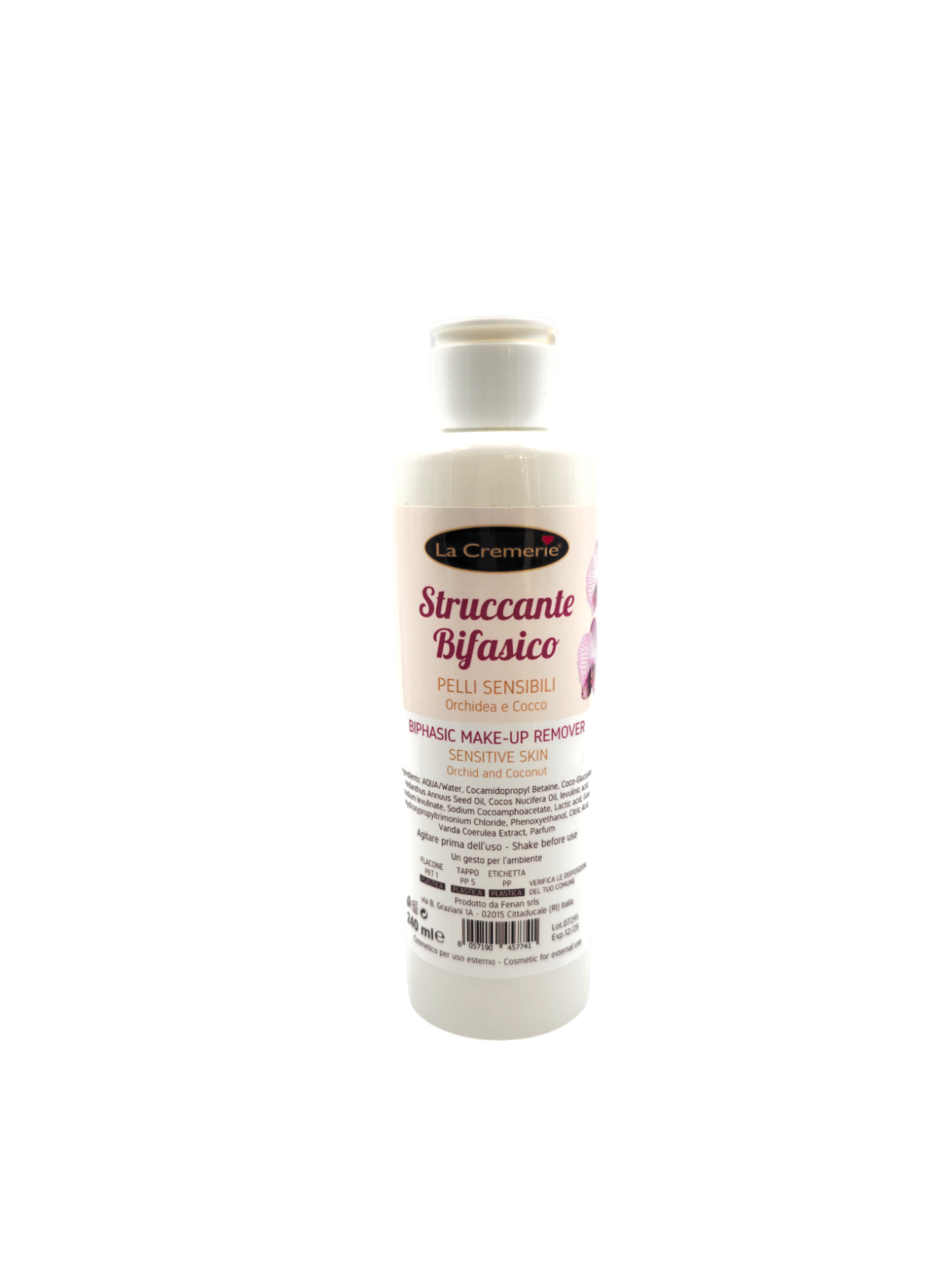 Detergente struccante pelle sensibile orchidea e cocco 200 ml