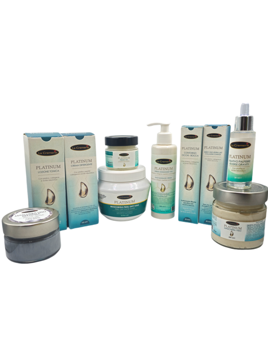 OFFERTA - Trattamento completo viso antirughe effetto lifting Platino